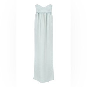 Anna October Mint Satin Dress